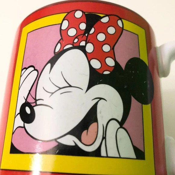 Vintage Minnie Mouse Faces Ceramic Mug Disney - Picture 13 of 14